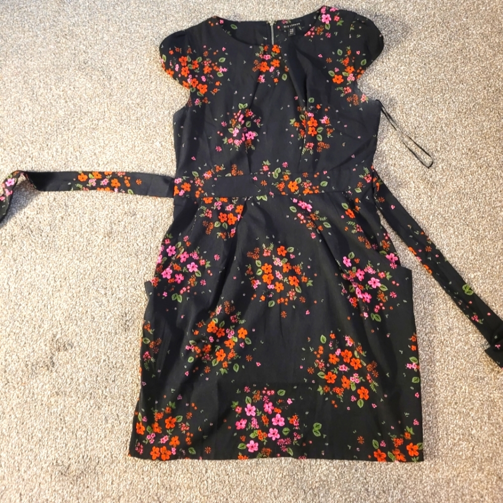 QED London (Shein) cinched floral dress